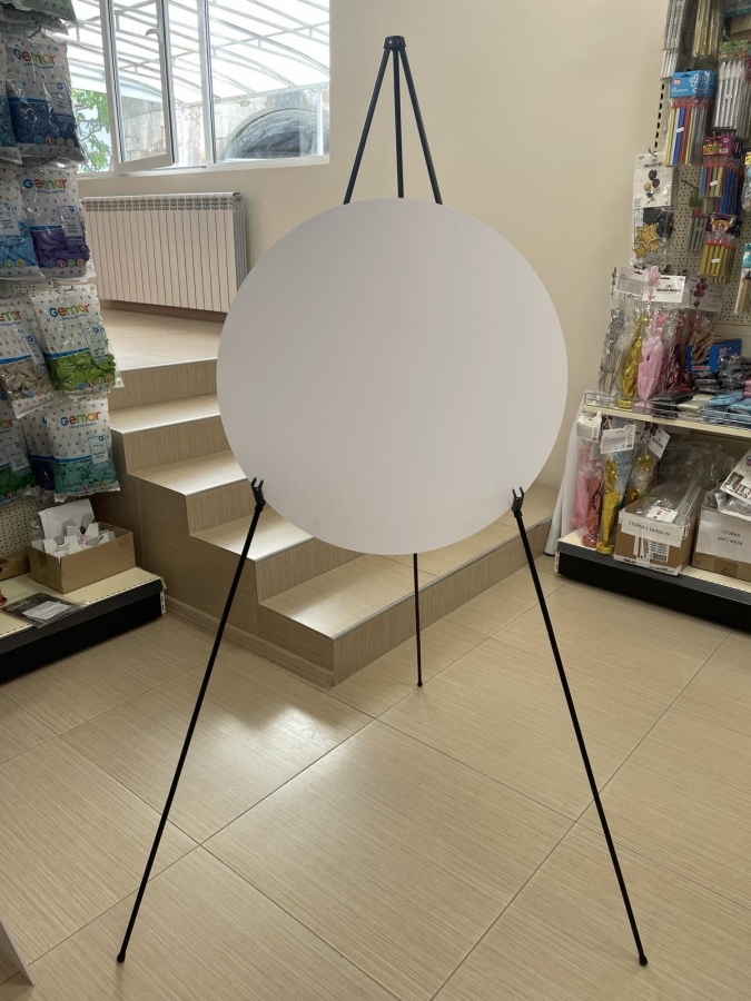 Табло за посрещане на гости, кръг, без печат, диаметър 60см