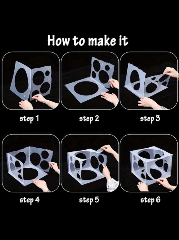 Куб за оразмеряване на балони /ПВЦ - сгъваем/ /Km/