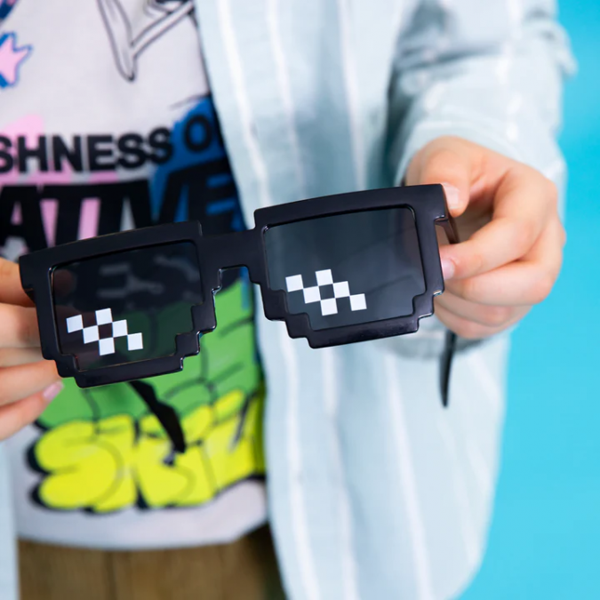 Парти очила Пиксел, Майнкрафт, Game on /Pp/