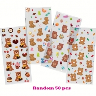 Подаръчни торбички целофан, Мечета, 27х12,5см, 50бр. /Pe/