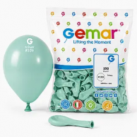 Балон цвят Тифани/мента/, Tiffany, диаметър 26см,100бр. в пакет, Gemar G90 109 /Uk/