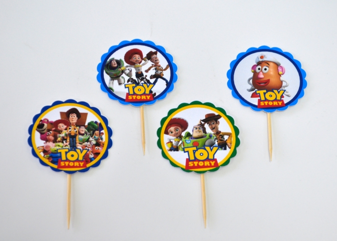 Топер за мъфини Играта на играчките, 6 бр. в пакет