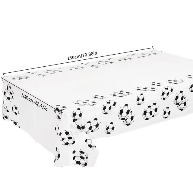 Парти покривка Футбол 108х180 см /Gx/
