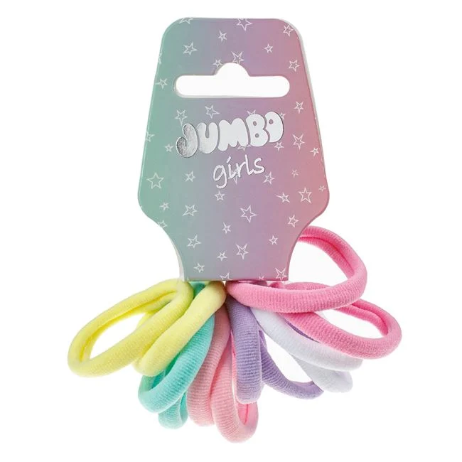 Детски ластик за коса, 12 бр. микс цветове /Mb/