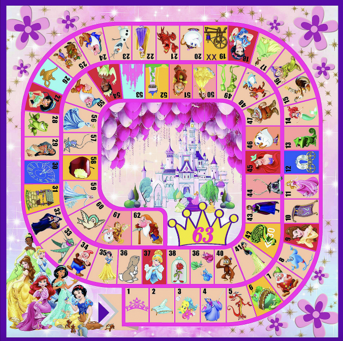 Принцеси настолни игри "Не се сърди човече" и "Замъкът на принцесата" /Mr/