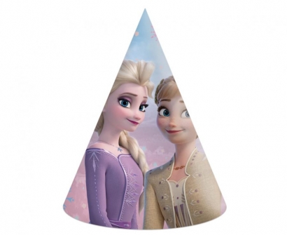 Парти шапка Елза и Ана Замръзналото Кралство 2 / Frozen 2,  6 бр. в опаковка /Gd/