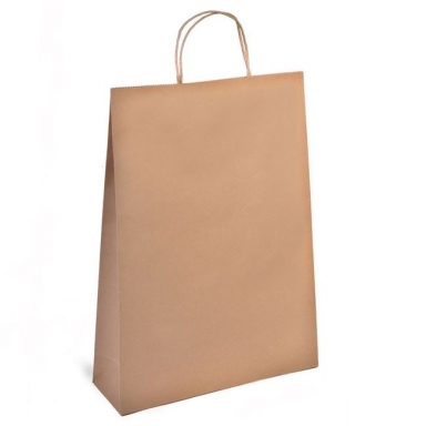 Подаръчна торбичка, крафт, кафява 33x10x46 см /Mb/