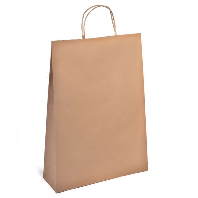 Подаръчна торбичка, крафт, кафява 33x10x46 см /Mb/