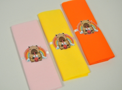 Парти салфетки Капибара, 33х33 см, 6 бр. пакет