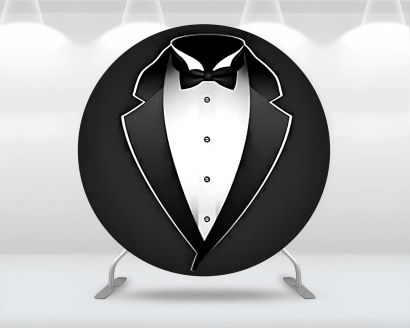 Винил за фон на абитуриентски бал, завършване, кръг, диаметър 100см