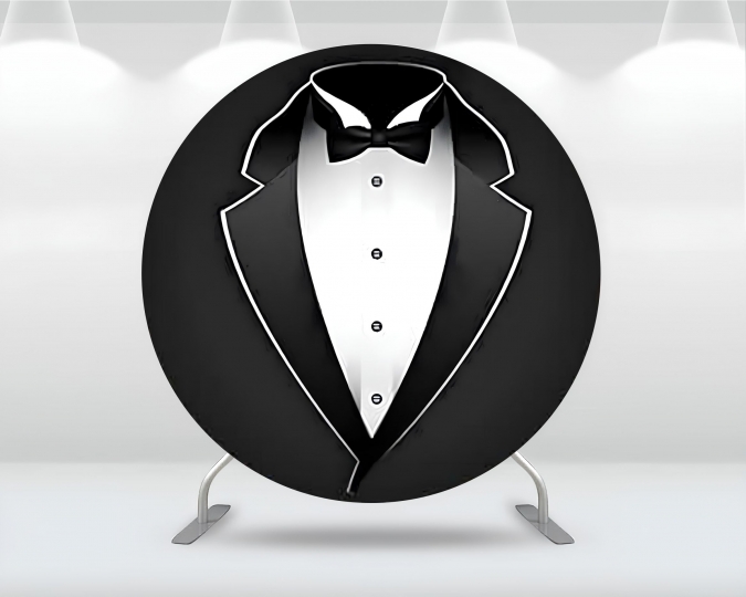 Винил за фон на абитуриентски бал, завършване, кръг, диаметър 100см