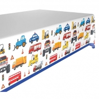 Парти покривка Транспортни средства, 108х180 см /Pe/