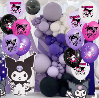 Комплект 12 бр. латексови балони Куроми /Ch/