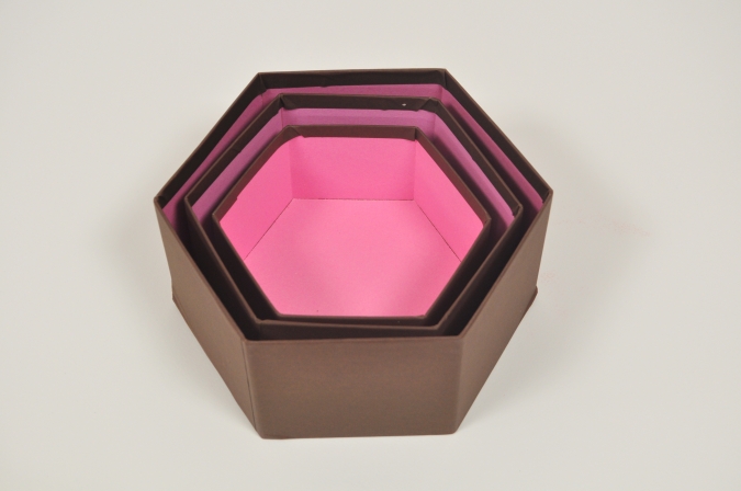 Комплект 3 броя луксозни подаръчни кутии, 9,5х18см /Tr/