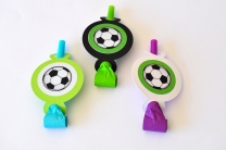 Персонализирана парти свирка Футбол, 5 бр. пакет