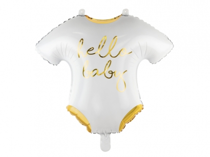 Фолиев балон Hello Baby, бебе, боди, погача, 51х45см /Pd/