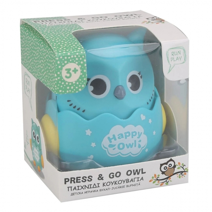 Играчка Press & Go Бухал Тюркоаз /Mb/
