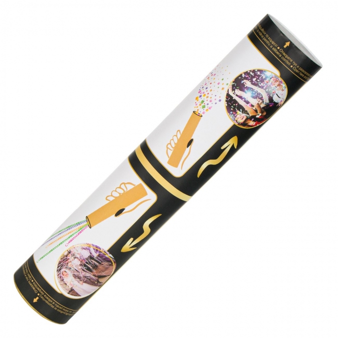 Парти конфета серпентина 2в1, дължина 25 см /mb/