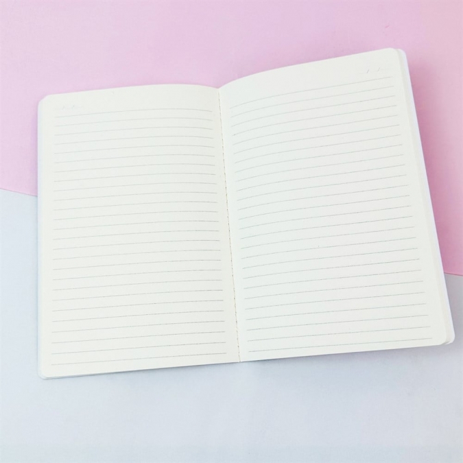 Тефтер Флорални елементи, 64 листа с редове /Tr/