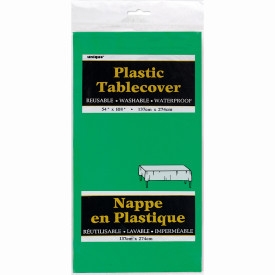 Покривка за еднократна употреба, тъмно зелена 137х274см /Gd/