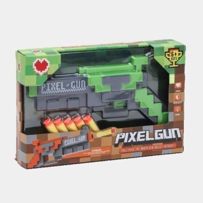 Нърф пистолет Minecraft PixelGun зелен /Li/