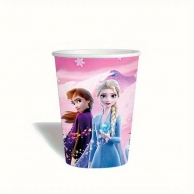 Хартиена чашка 200 мл Елза и Ана Замръзналото Кралство, 10 бр. в пакет /Pe/