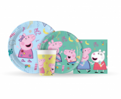 Хартиена парти чинийка Пепа Пиг / Peppa Pig 20 см. диаметър, 8 бр. в опаковка /Gd/
