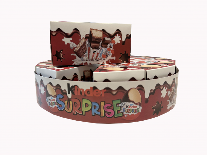 Комплект 13 парчета /заготовки за хартиена торта Киндер, с вкл. ринг за декорация /Mr/