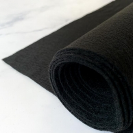 Мек филц за декорация, лист А4 20х30см, цвят черен /Sa/
