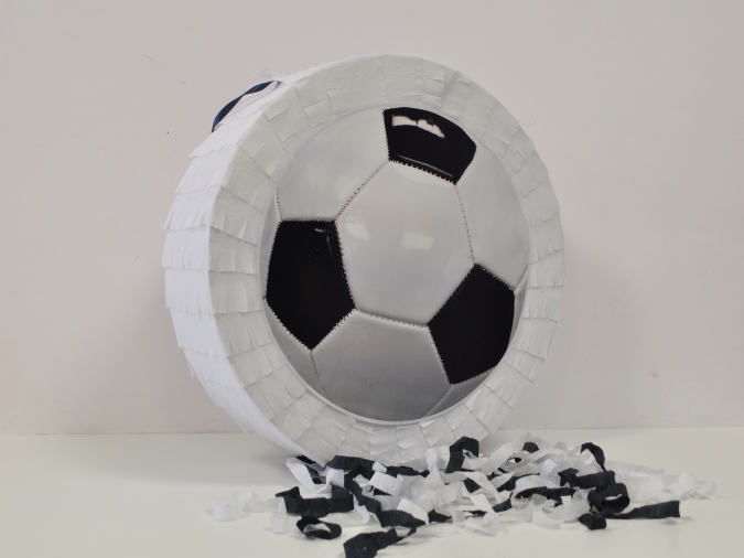 Пинята Футбол, топка, две лица 40х40 см