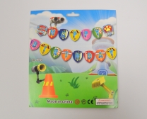 Банер гирлянд Пес Патрул Щит, Happy Birthday, 2,5м. /Gx/