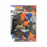 Комплект за украса с балони Мечка, фитнес, 60 броя /Pe/