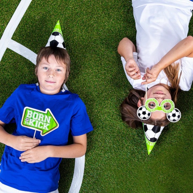 Парти шапка Футбол, 6 бр в пакет /Pp/