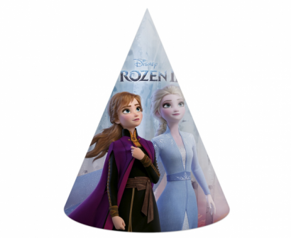 Парти шапка Елза и Ана Замръзналото Кралство 2 / Frozen 2,  6 бр. в опаковка /Gd/