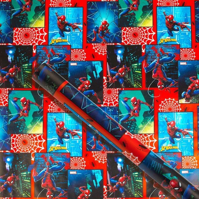 Опаковъчна хартия Спайдърмен, 150x70 см /Mb/