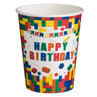 Хартиена чашка Лего строителни блокчета, 10 бр. в пакет /Mb/