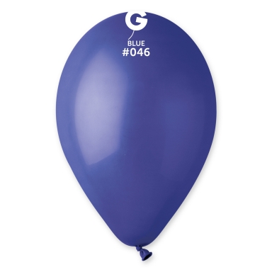 Балон тъмно син пастел, диаметър 26 см, 10 бр. в пакет Gemar G90 #046 /Uk/