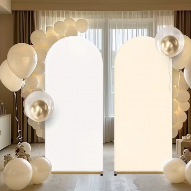 Калъф за стойка за арка, 180 см x 80 см, двустранен, цветове бял и бежов /Tm/