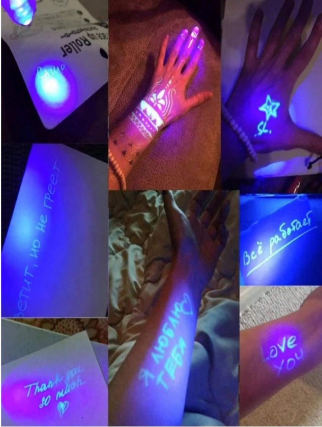 Магическа, невидима флуорисцентна писалка /Ch/