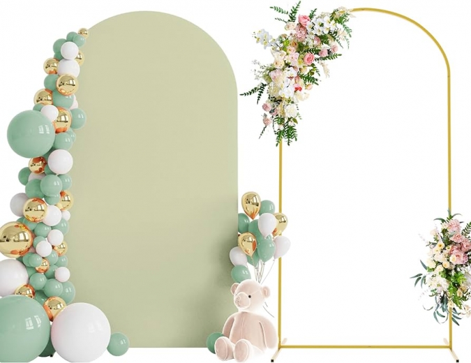 Метално сглобяемо пано /арка/ под наем, размер 200х100см, цвят златен /Pp/