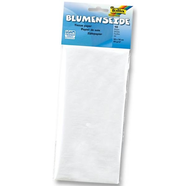 Тишу хартия, 1 лист, 70x50 см, цвят бял /Km/