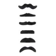 Мустаци комплект 6бр., различни модели /Pp/