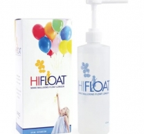 Обработка с hi-float / хай-флоут паста, за удължаване времето на летене на балони с хелий *