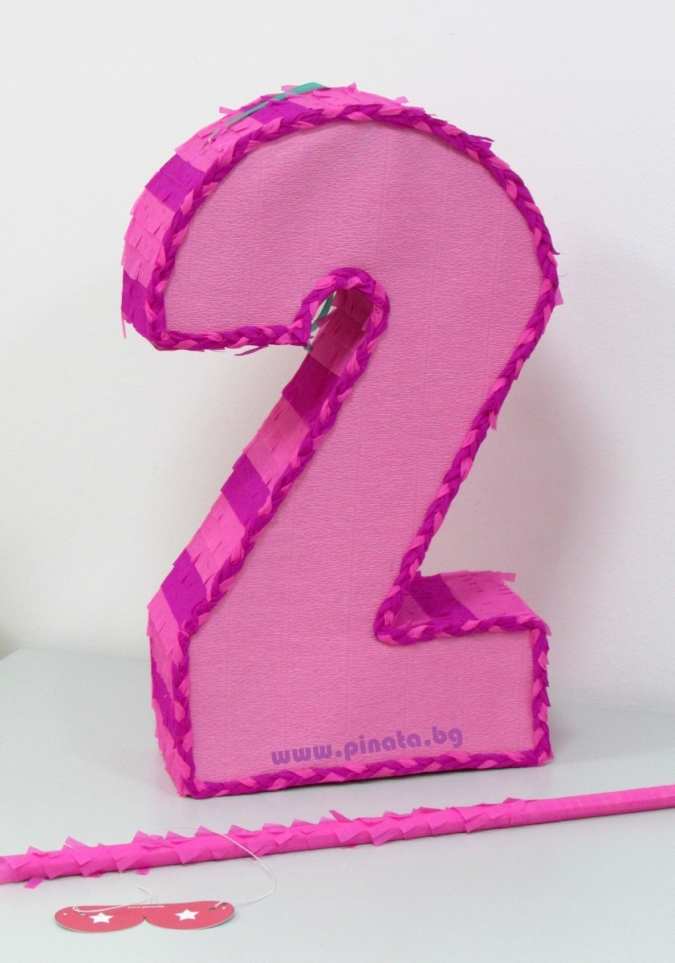 Пинята Цифра 2 Рожден Ден