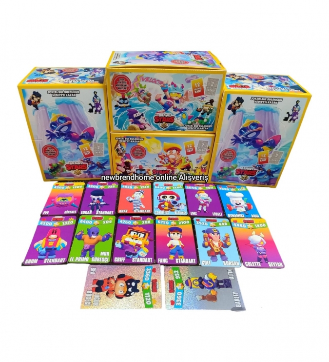 18 бр. карти Брол Старс, най-новата серия!