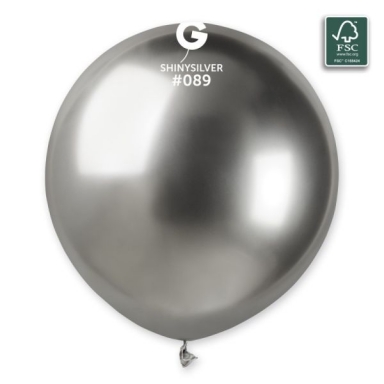 Балон хром сребро, диаметър 48 см, Gemar GB150 #089 /Uk/