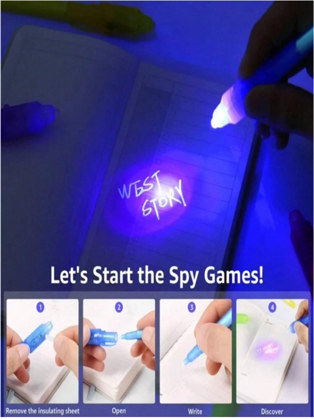 Магическа, невидима флуорисцентна писалка /Ch/