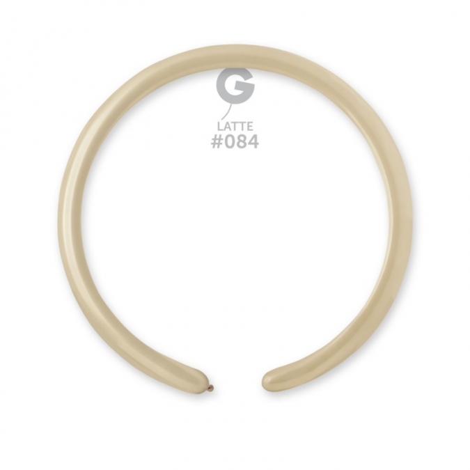 Моделиращи балони цвят кафяв Лате, 5х140см,100бр. в пакет, Gemar D4 084