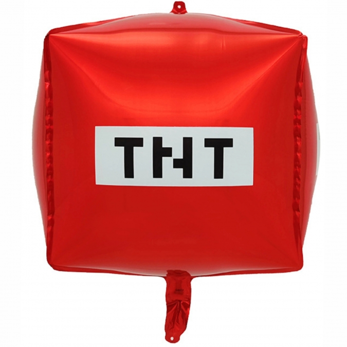 Фолиев 4D балон Майнкрафт TNT /Pe/