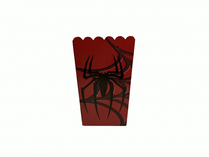 Кутийки за пуканки или сладки Спайдърмен - 5бр. в пакет /Mr/